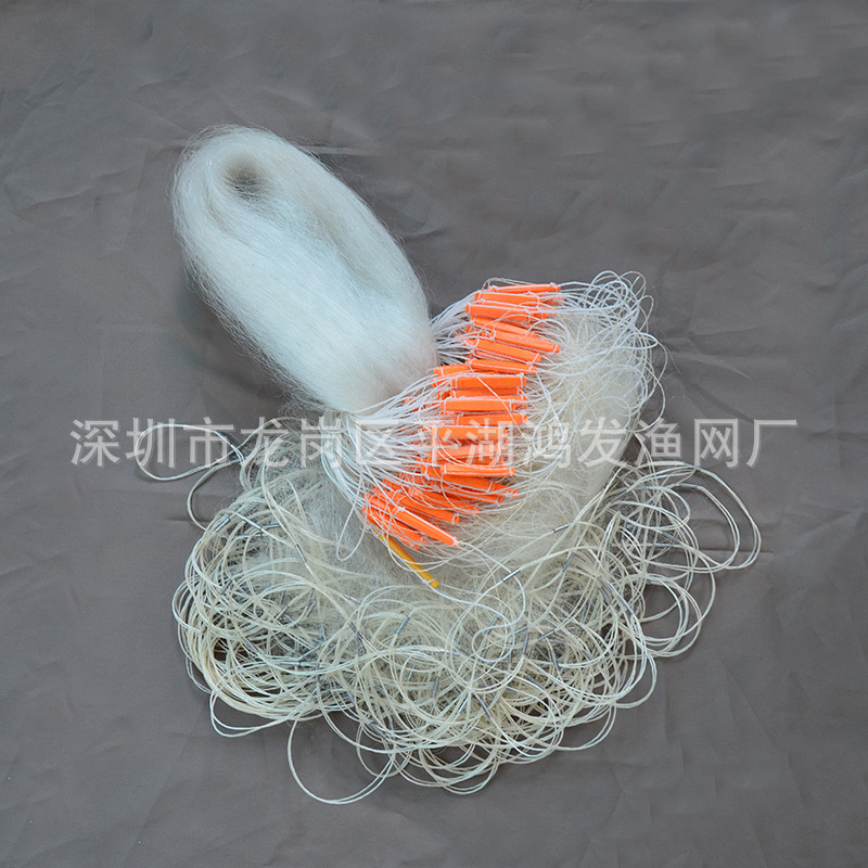 優質漁網批發3指1.5米高100米長沉網捕魚黏網刺網批發・進口・工廠・代買・代購