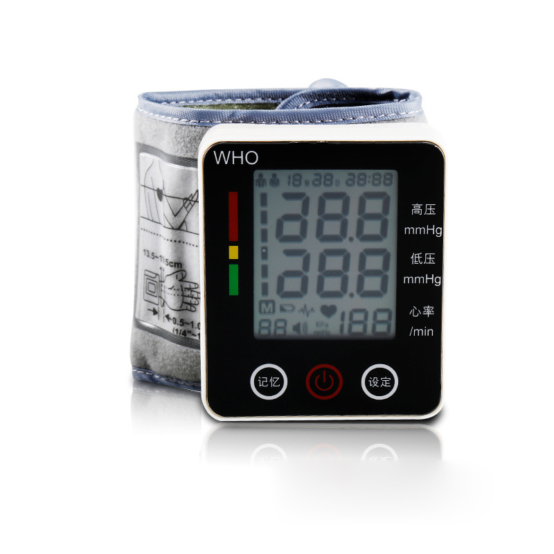 谷米電子血壓計傢用自動語音智能手腕式血壓測量計測量機工廠,批發,進口,代購