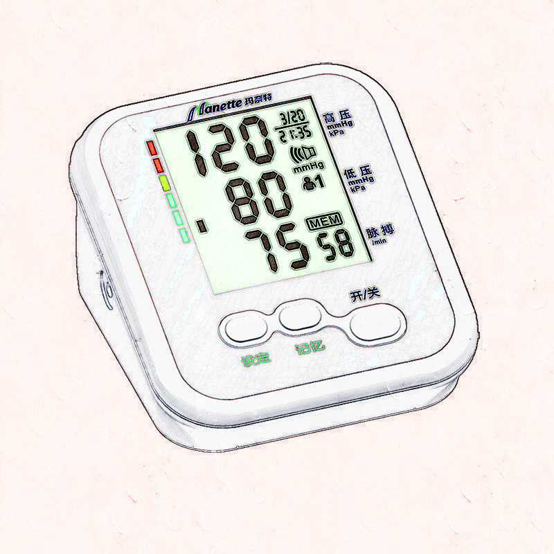 瑪奈特臂式智能電子血壓計 工廠直銷代工/OEM 血壓計 MT-3D/YD-B3工廠,批發,進口,代購