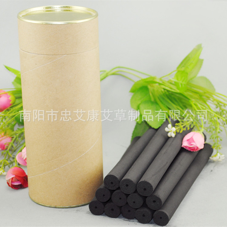 廠傢直銷定製金粉無煙艾條艾柱艾灸條五年陳艾草條18mm南陽批發批發・進口・工廠・代買・代購