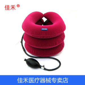 正品佳禾全絨頸椎牽引器 傢用 頸椎治療機頸椎按摩器頸托 炫彩批發・進口・工廠・代買・代購