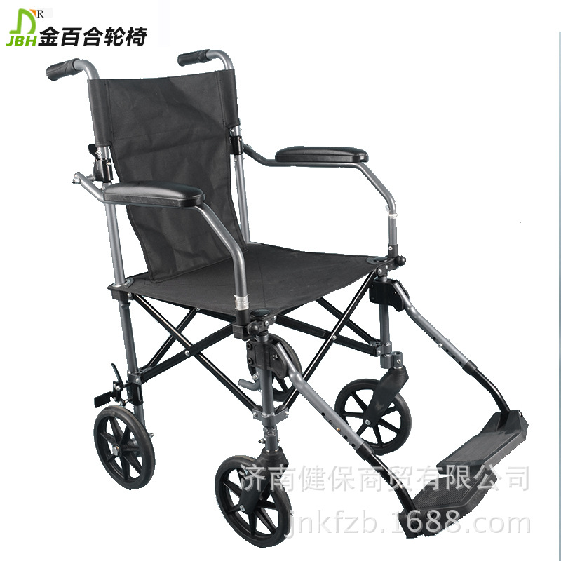 出口美國 折疊鋁合金輕便小輪便攜超輕輪椅  折疊輪椅車 輪椅包郵批發・進口・工廠・代買・代購
