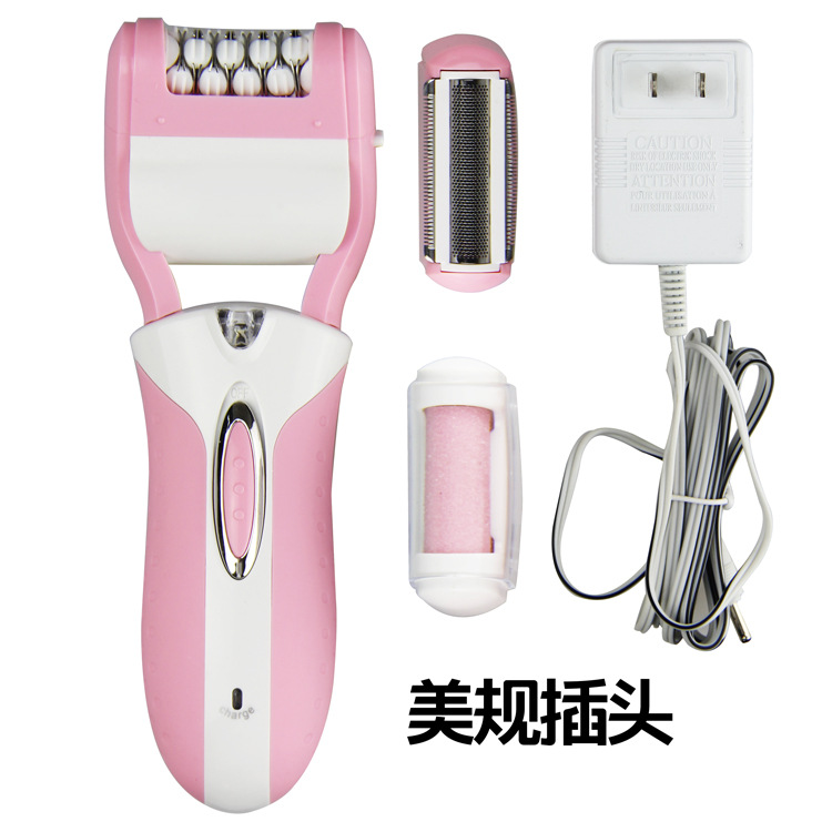 110V美規3合1充電式女士脫毛/剃毛器 一機多用電動磨腳器拔毛器工廠,批發,進口,代購