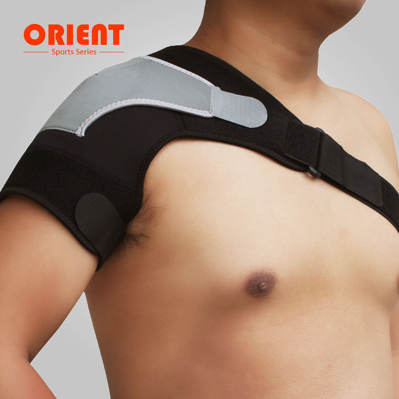 綁帶防護型護肩帶可調節護肩部運動肩膀防護單肩拉傷保護用品批發工廠,批發,進口,代購