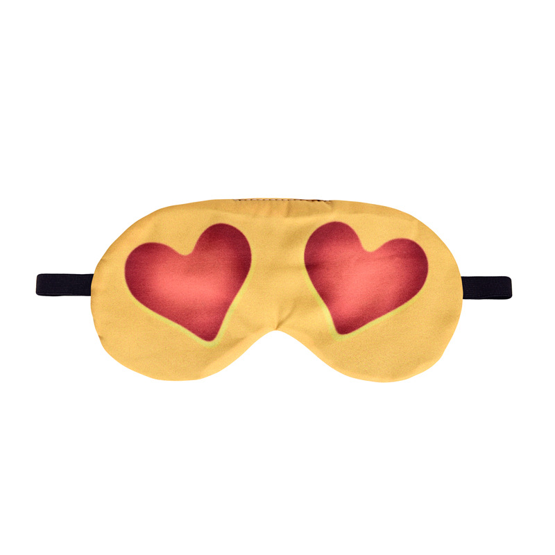 zohra外貿爆款歐美熱銷3D印花emoji表情睡覺眼罩睡眠遮光護眼罩批發・進口・工廠・代買・代購