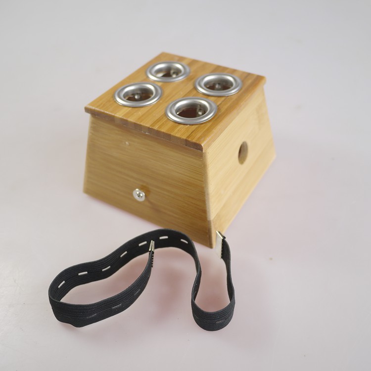 供貨精品加厚雙排四孔 竹製溫灸器 可配套艾絨製艾條使用艾灸盒批發・進口・工廠・代買・代購