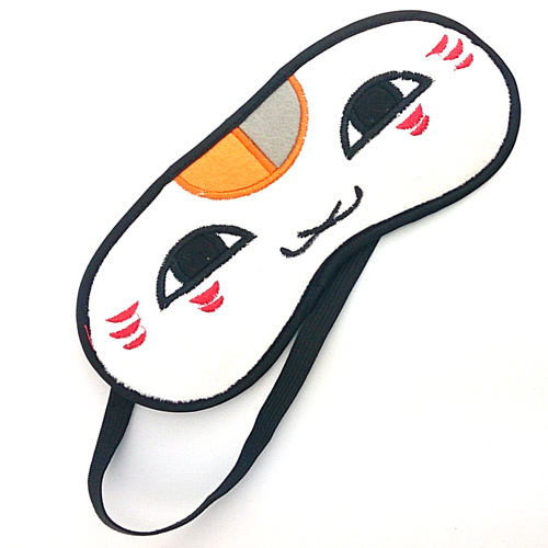 新款貓老師眼罩夏目友人帳貓咪表情眼罩 打瞌睡午休保健眼罩批發・進口・工廠・代買・代購