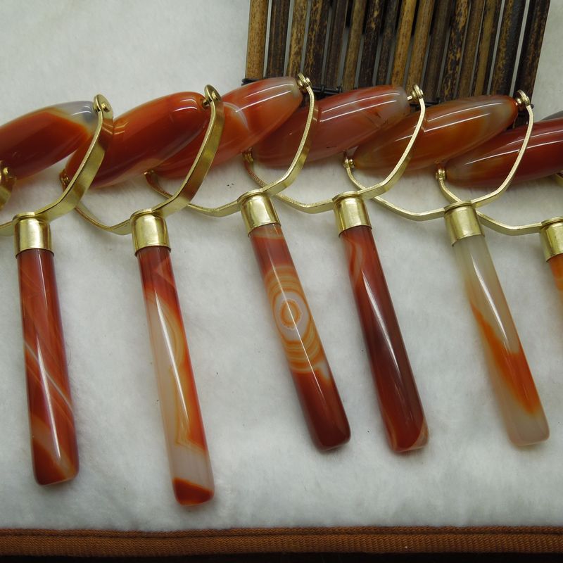 天然紅瑪瑙臉部滾動按摩器 瑪瑙按摩玉石品批發 保健玉批發工廠,批發,進口,代購