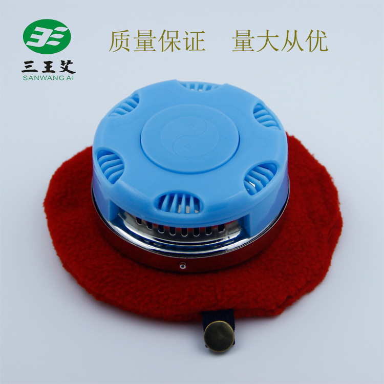 廠傢直銷溫灸器具可夾薑片無煙艾灸盒 艾柱專用不銹鋼隨身灸工廠,批發,進口,代購