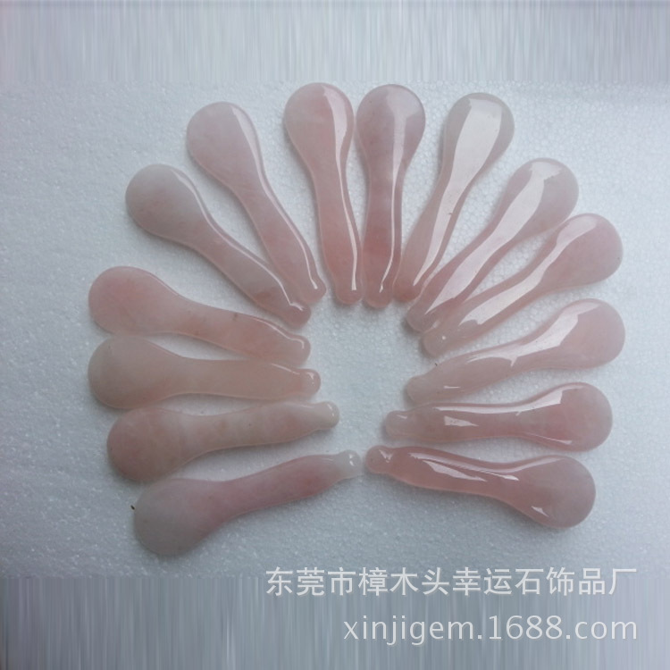 熱銷精品批發純天然粉晶按摩棒  排毒活血按摩棒 美容養顏按摩棒工廠,批發,進口,代購