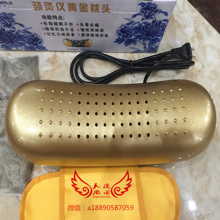 黃金艾灸枕頭頸灸機艾灸機器頸椎枕頸部枕傢用無煙便攜式溫灸枕頭工廠,批發,進口,代購