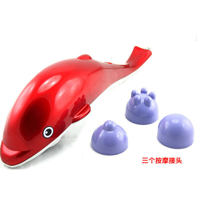廠傢直銷捶腰電療大號海豚按摩器 手動版紅外線海豚按摩棒工廠,批發,進口,代購