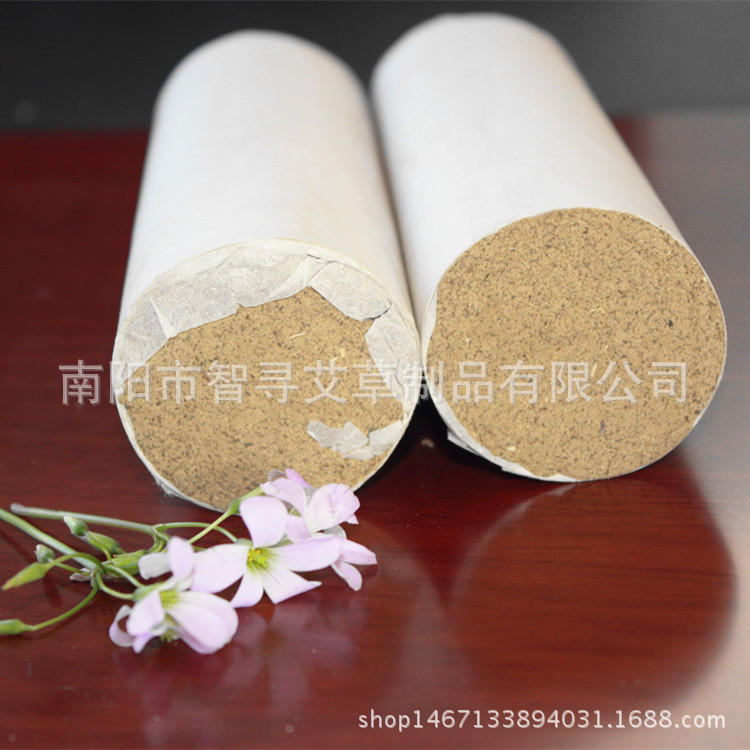 廠傢直銷南陽純手工20:1蘄艾4cm直徑粗艾條養生館專用工廠,批發,進口,代購
