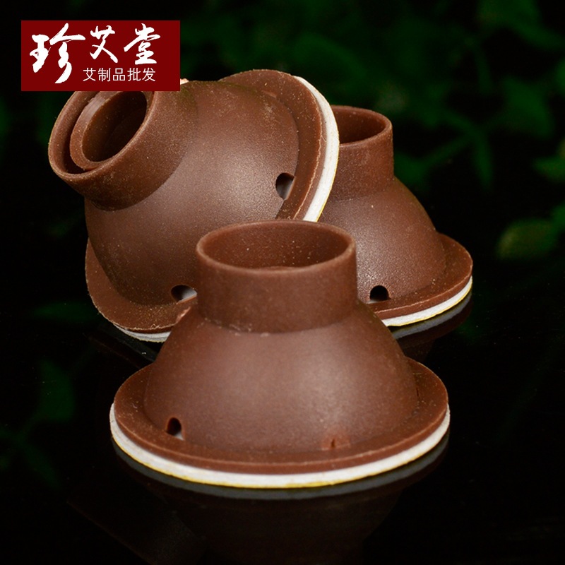 廠傢直銷溫灸貼艾艾貼底座7mm棕色底座含雙麵膠底座艾貼底座工廠,批發,進口,代購