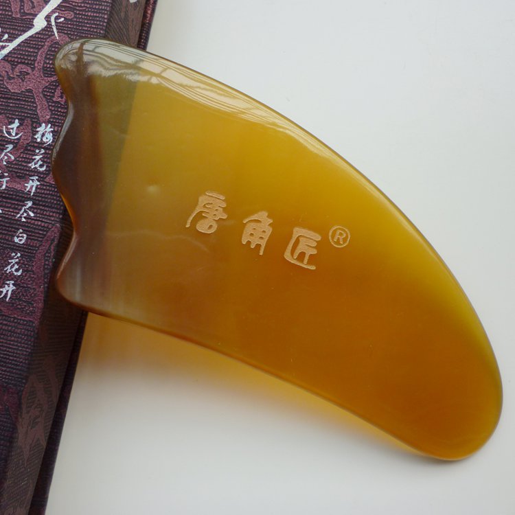 正品天然黃牛角刮痧板批發 大三角雙波浪形麵部 福州閩侯廠傢直銷批發・進口・工廠・代買・代購