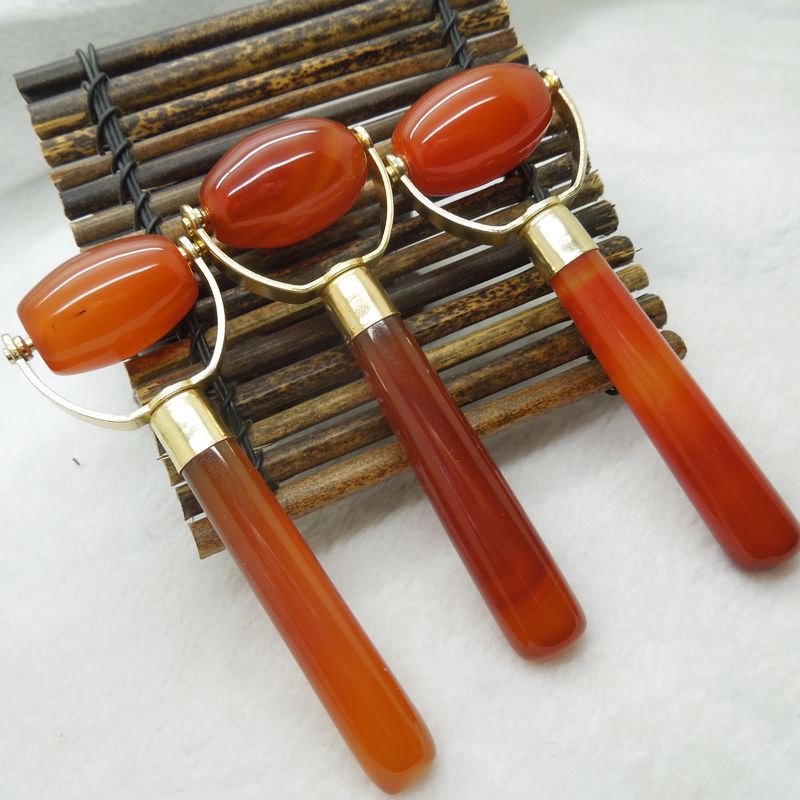 特價天然紅瑪瑙美容按摩器 臉部按摩器 保健玉器材批發 廠傢直供工廠,批發,進口,代購