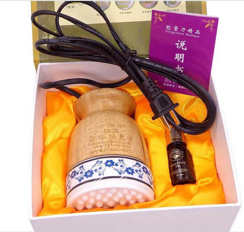 正品經絡能量機扶舒緩陽灸溫灸罐能量力青花瓷款刮痧瓷療機詩雅春工廠,批發,進口,代購
