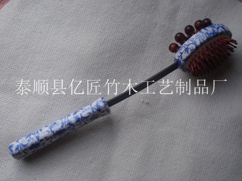 青花瓷捶打按摩棒 韓式養生按摩捶 通經絡保健 老頭樂 按摩工具批發・進口・工廠・代買・代購