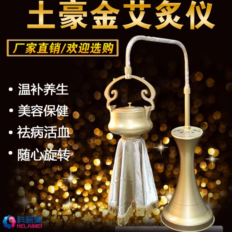 立式艾灸機器 土豪金懸灸機 無煙隨身攜帶小蠻腰養生機器 包郵工廠,批發,進口,代購