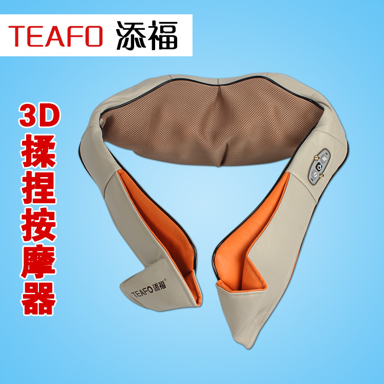 正品添福3D傢用車載電動揉捏按摩披肩肩部按摩器腰頸肩全身按摩器批發・進口・工廠・代買・代購