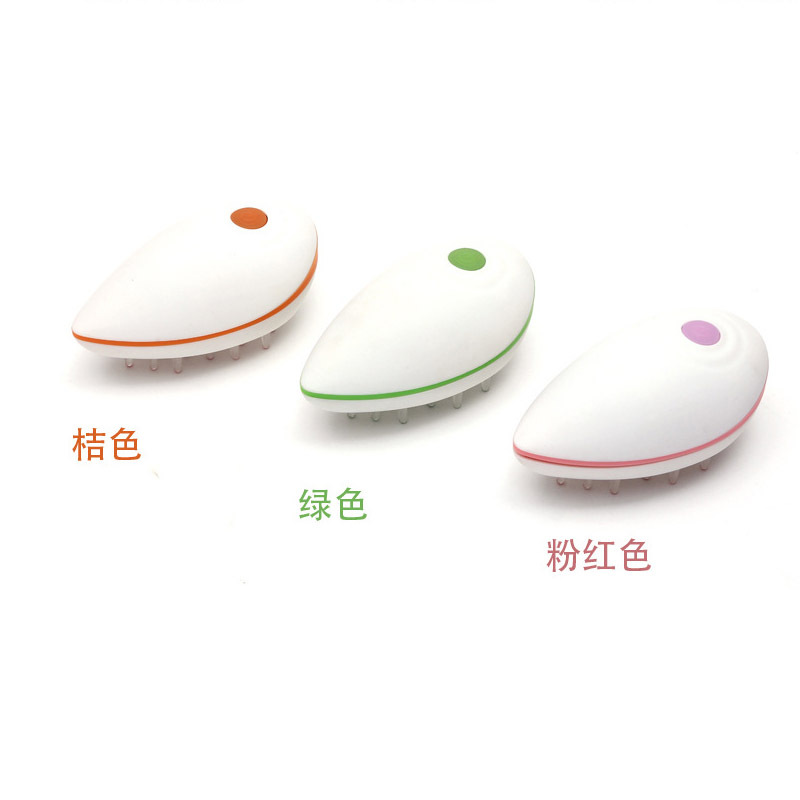 迷你頭部按摩器 電動頭皮保健按摩梳子 防靜電促循環 廠傢直銷工廠,批發,進口,代購