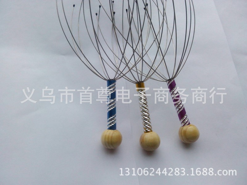 鋼絲按摩八爪魚 不銹鋼絲頭部按摩器 按摩器/內貿外貿爆款工廠,批發,進口,代購