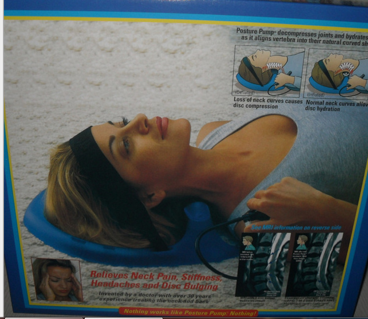 posture pump 頸椎牽引矯正器按摩電療機傢用型充氣護頸工廠,批發,進口,代購