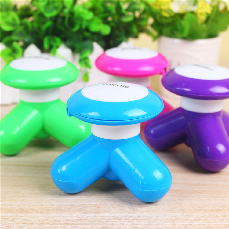廠傢批發 小型迷你震動按摩 塑料三腳 三角按摩器 USB 電動按摩器批發・進口・工廠・代買・代購