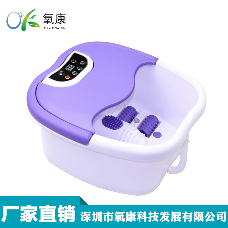 廠傢直銷足浴盆恒溫調節足浴器紅燈殺菌洗腳盆足底按摩工廠,批發,進口,代購