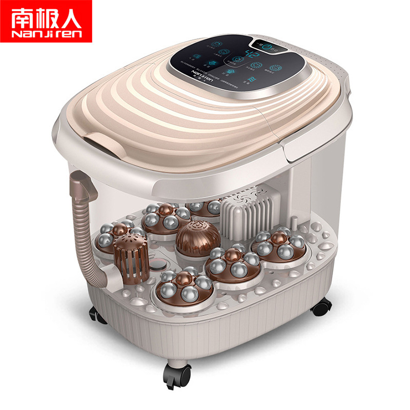 南極人全自動加熱足浴盆電動按摩洗腳盆泡腳桶傢用深桶泡腳器工廠,批發,進口,代購