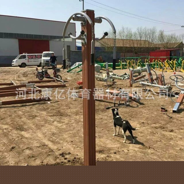 專業出售 老年戶外健身器材上肢牽引器 室外小區塑木健身器材工廠,批發,進口,代購