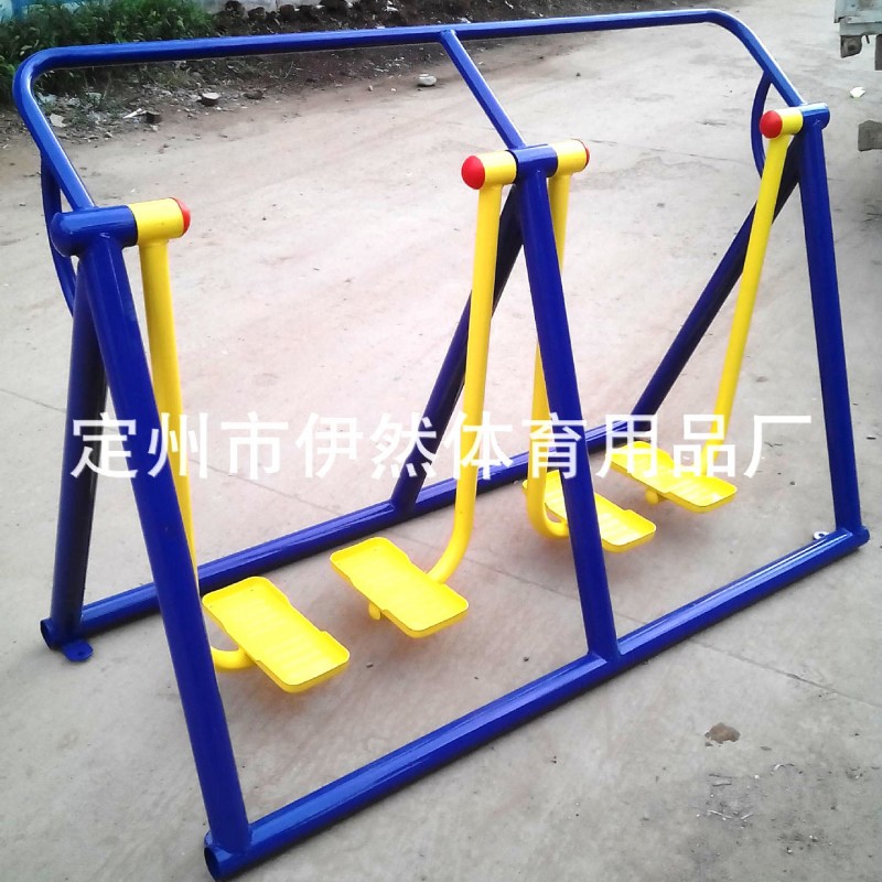 雙人地上漫步機 運動戶外小區公園健身器材優質鋼材批發健身路徑批發・進口・工廠・代買・代購