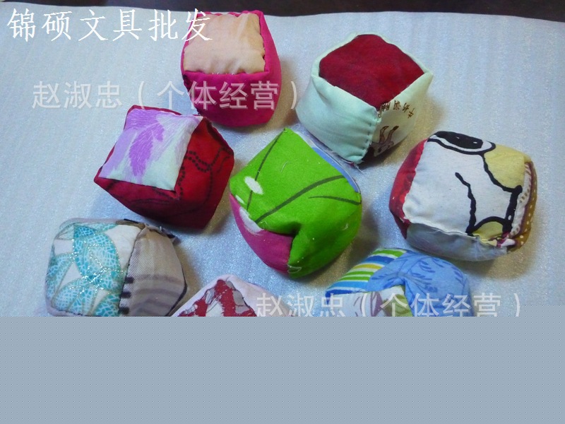 批發兒童手工踢沙包毽子 幼兒園小學生丟沙袋帆佈玩具蕎麥皮毽子批發・進口・工廠・代買・代購