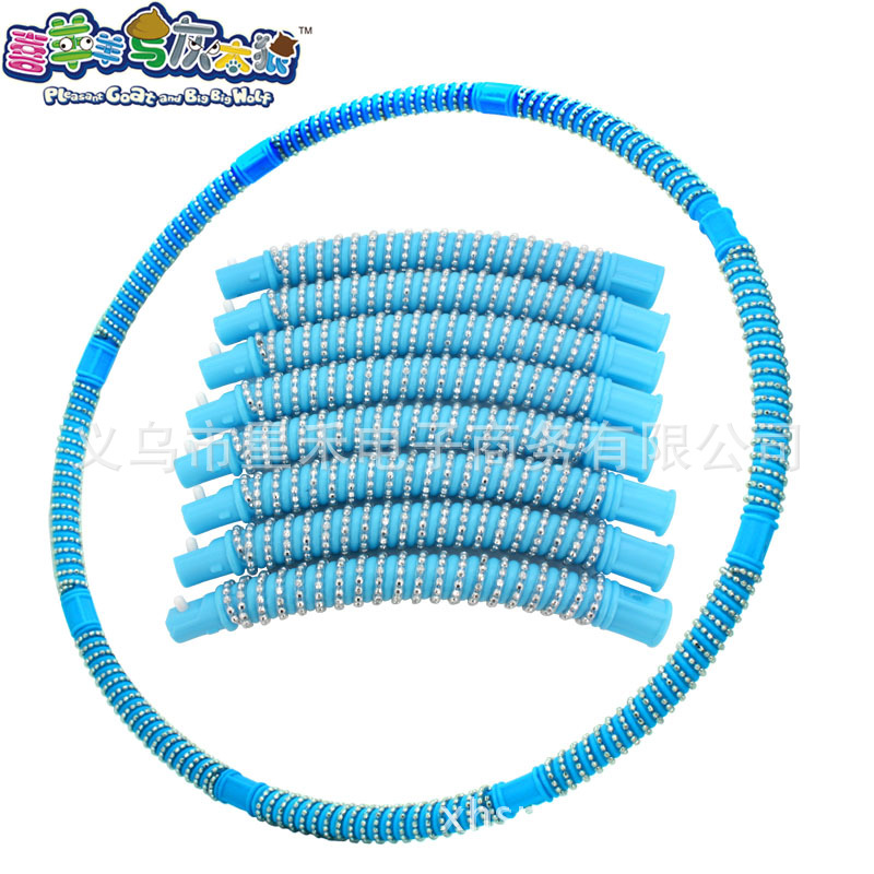 喜羊羊與灰太狼幼兒童可調呼啦圈 帶按摩珠8節組裝95cm內徑YY-325工廠,批發,進口,代購