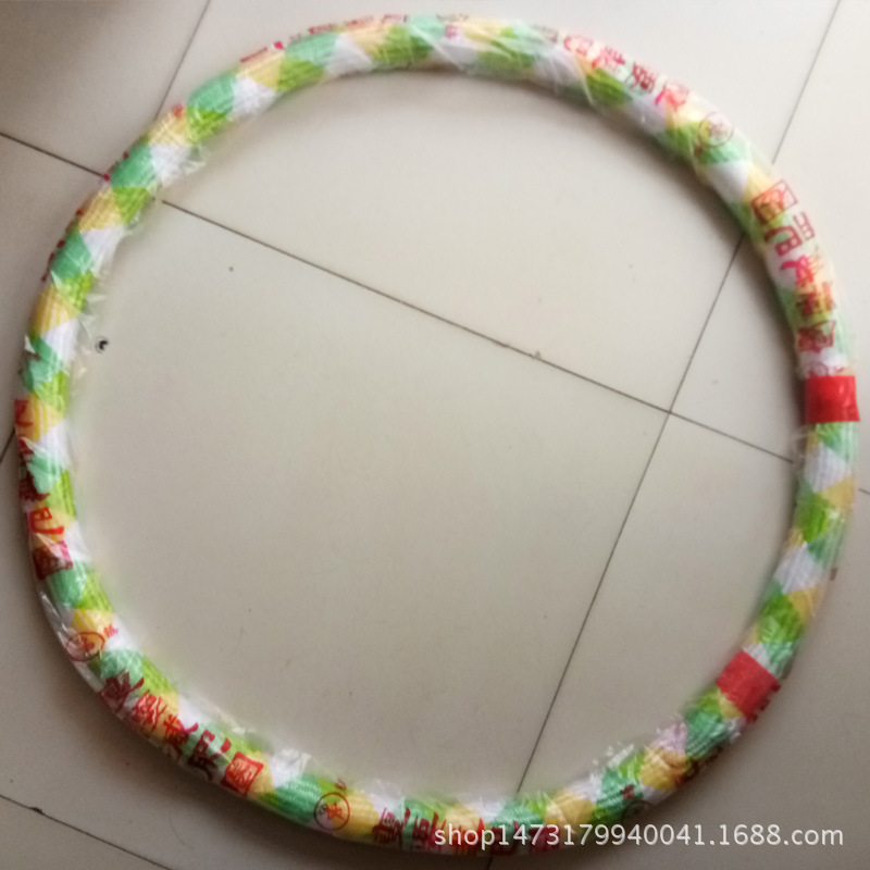 自產自銷 成人健身瘦腰呼啦圈 中小學生專用 彩色線佈呼啦圈工廠,批發,進口,代購