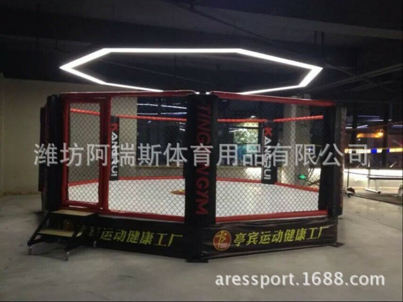 廠傢直銷 八角籠 綜合格鬥籠 MMA比賽專用 地籠 優質噴塑鋼架美觀批發・進口・工廠・代買・代購