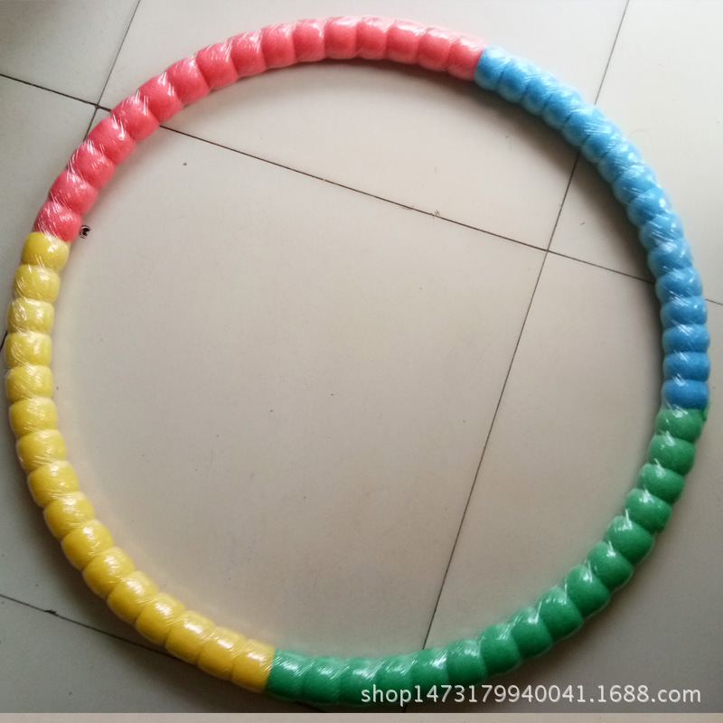 自產自銷  彩色泡沫   成人健身瘦腰呼啦圈  呼啦圈批發工廠,批發,進口,代購