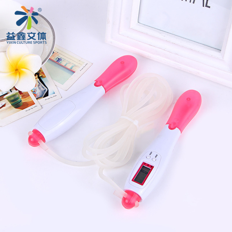 電子計數條繩  學生達標考試達標體育課考試專用 雙色海綿跳繩批發・進口・工廠・代買・代購