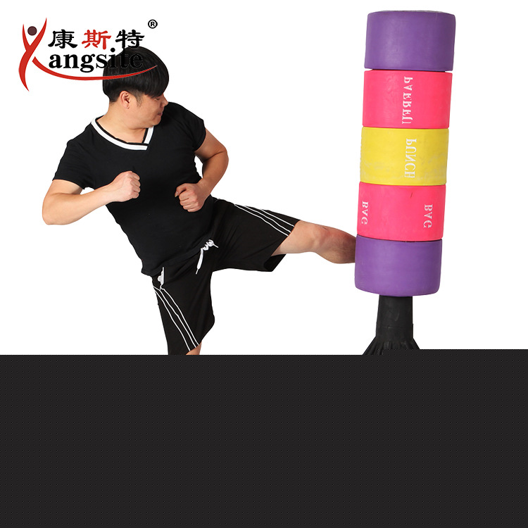 康斯特 彩色矽膠吸盤立式不倒翁落地沙袋沙包 傢用武術散打包郵工廠,批發,進口,代購