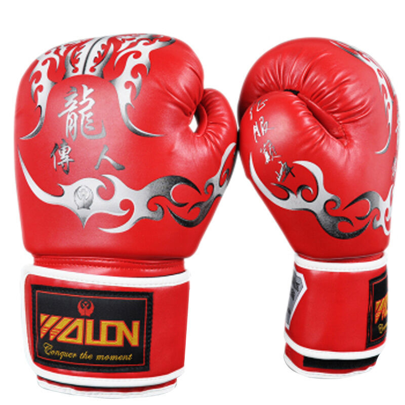新款pu拳擊手套成人專業訓練散打健身加厚拳套支持一件代發批發・進口・工廠・代買・代購