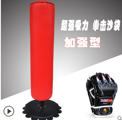 新款吸盤不倒翁拳擊沙袋 實心散打泰拳The boxing sandbag工廠,批發,進口,代購