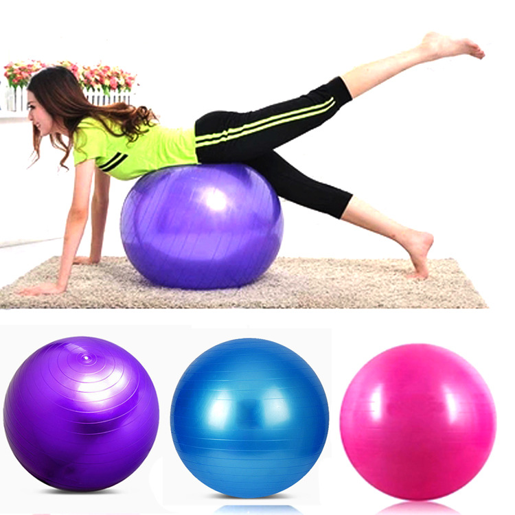 大號加厚瑜伽球健身球加厚防爆瑜伽球健身球 瑜伽65CM顏色隨機發批發・進口・工廠・代買・代購