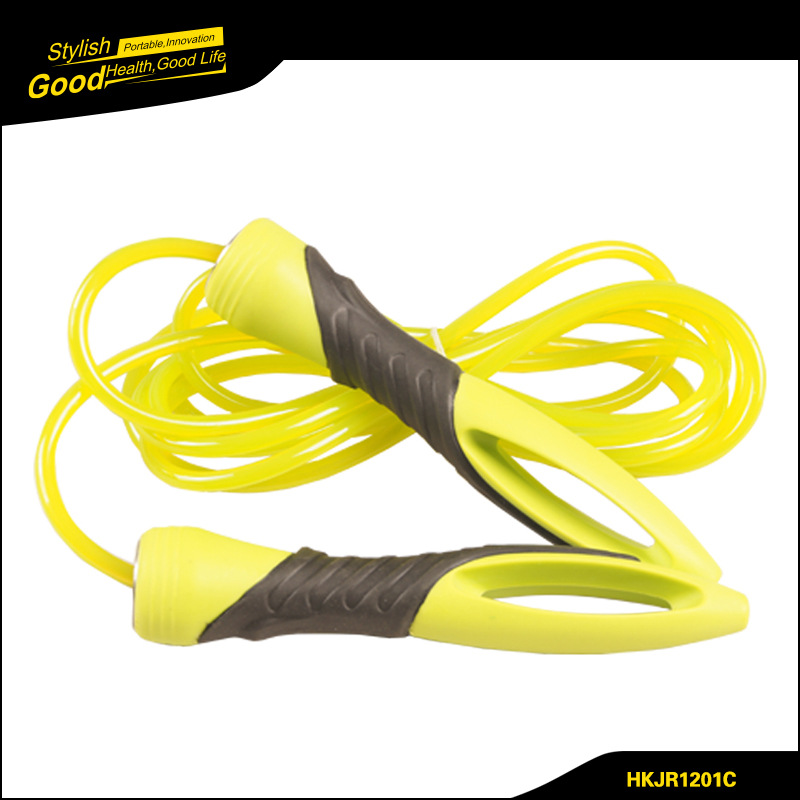 跳繩塑料PVC軸承手柄雙色專業成人健身運動跳繩批發・進口・工廠・代買・代購