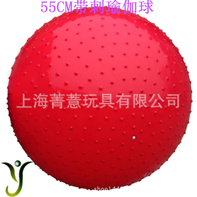 55CM瑜伽球 帶刺 按摩健身球 廠傢直供帶刺瑜伽球工廠,批發,進口,代購