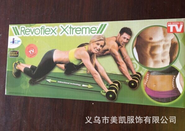 健腹器Revoflex Xtreme雙輪多功能拉力器拉力繩健腹輪腹肌輪工廠,批發,進口,代購