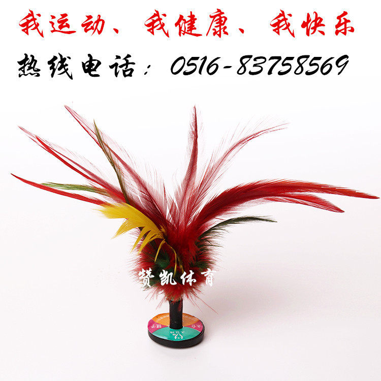 太倉牌雞毛毽 火雞毛毽 彩色雞毛毽 訓練比賽雞毛毽 一個20個批發・進口・工廠・代買・代購