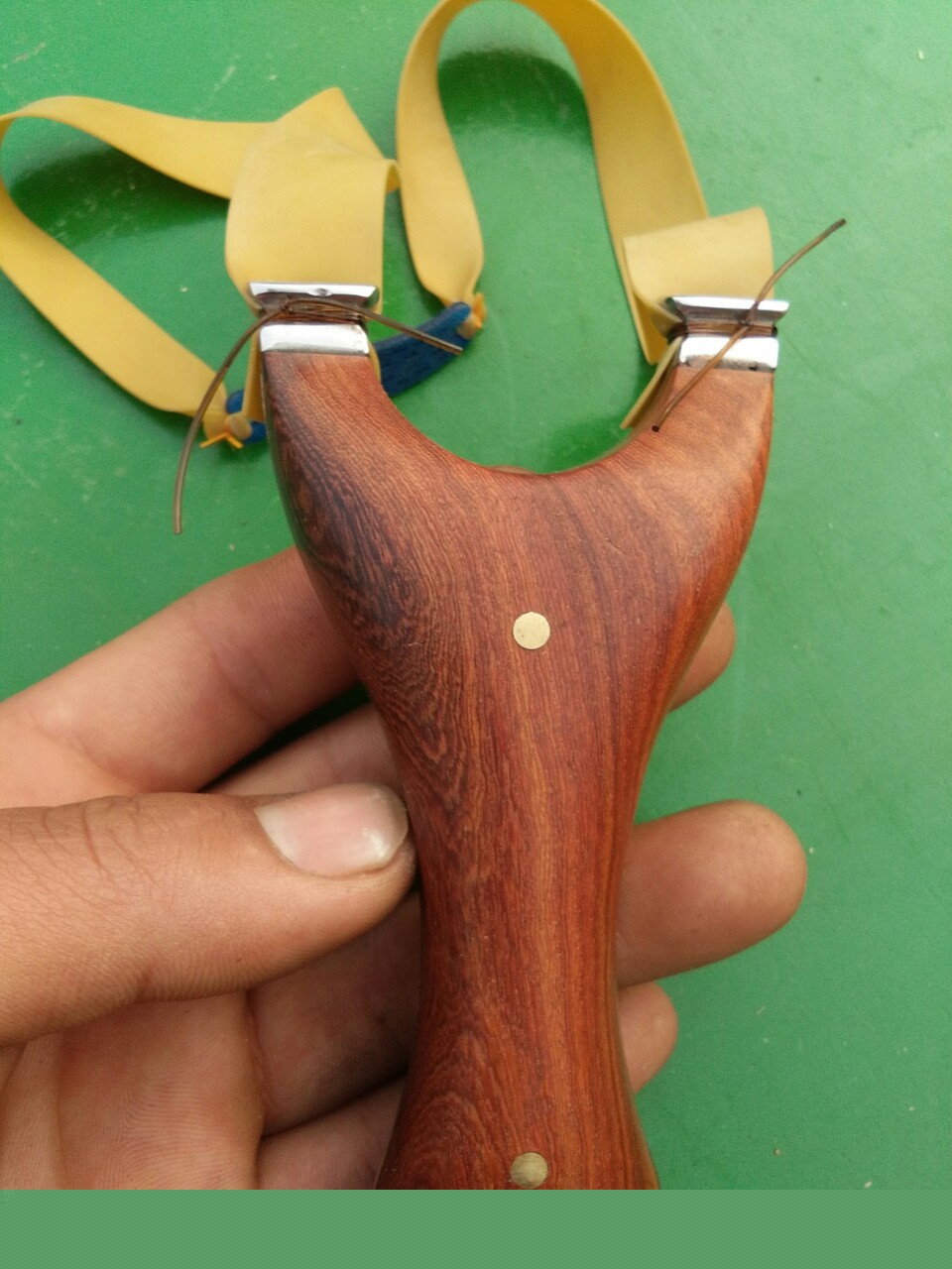 大紅木飛虎鈦合金貼片彈弓，直柄工廠,批發,進口,代購