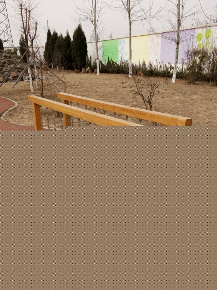 廠傢直銷 實木 幼兒園吊樁走樁蕩橋平衡木鐵索橋拓展訓練感統器材工廠,批發,進口,代購