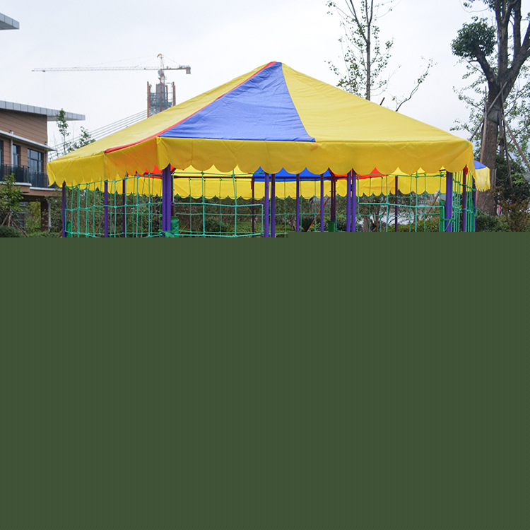 廠傢直銷運動戶外遊樂園設備帶護網六角兒童增高戶外蹦蹦床跳床批發・進口・工廠・代買・代購