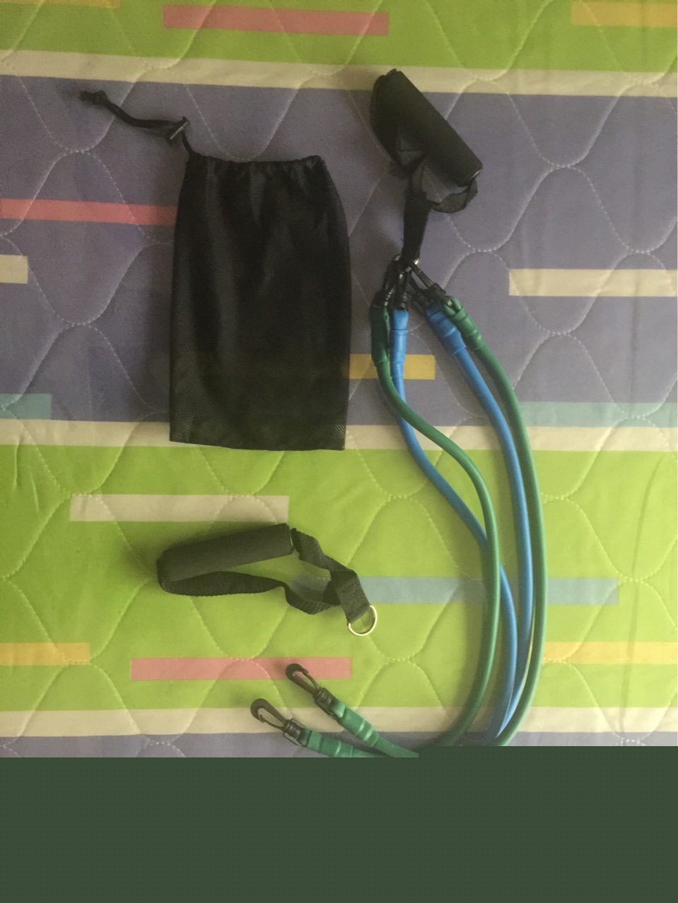 健身輔助 乳膠管拉繩安全健身器材 四條可拆卸 傢用健身組合器具批發・進口・工廠・代買・代購